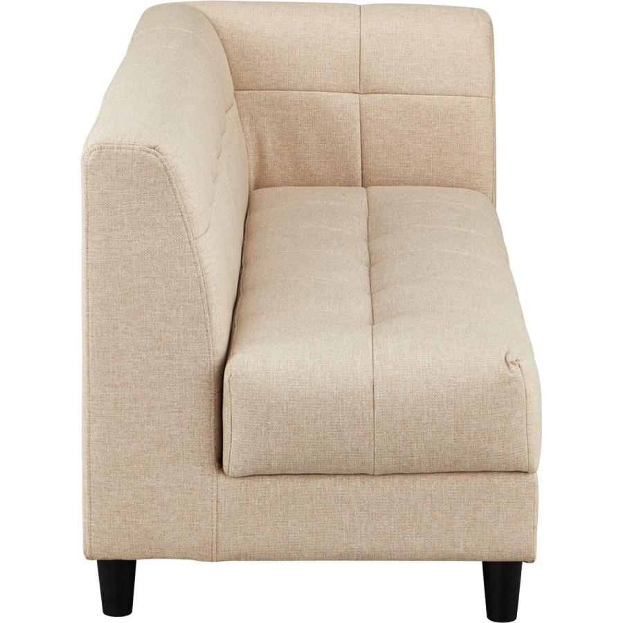 ニトリ 布張り収納付き左肘カウチソファ(ボックス AQ-BE