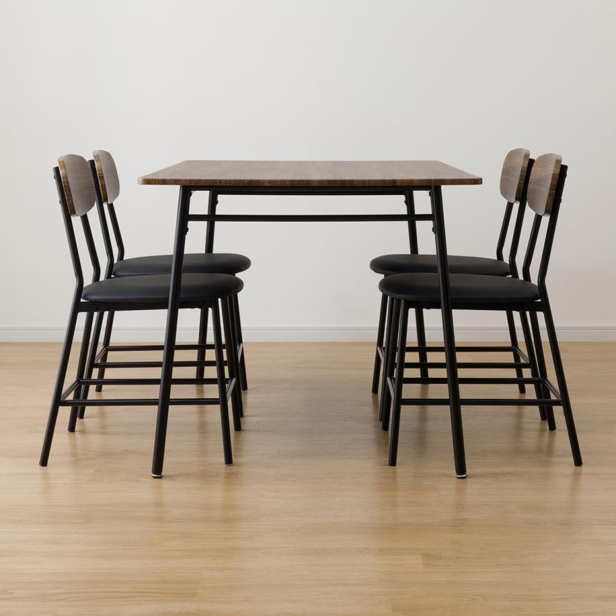 ニトリ（NITORI） 食卓5点セット(OT001 120 MBR) : ニトリ Yahoo!店