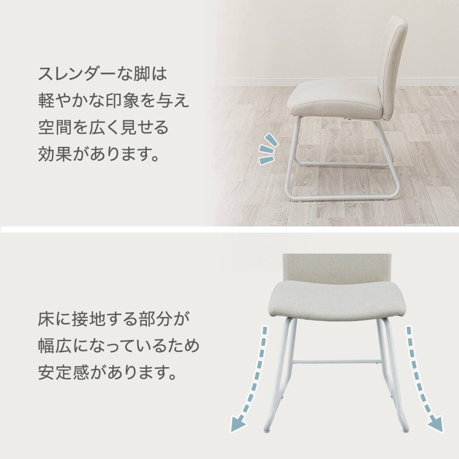 ニトリ（NITORI） ダイニングチェア(YS002 BE/WH) : ニトリ Yahoo!店