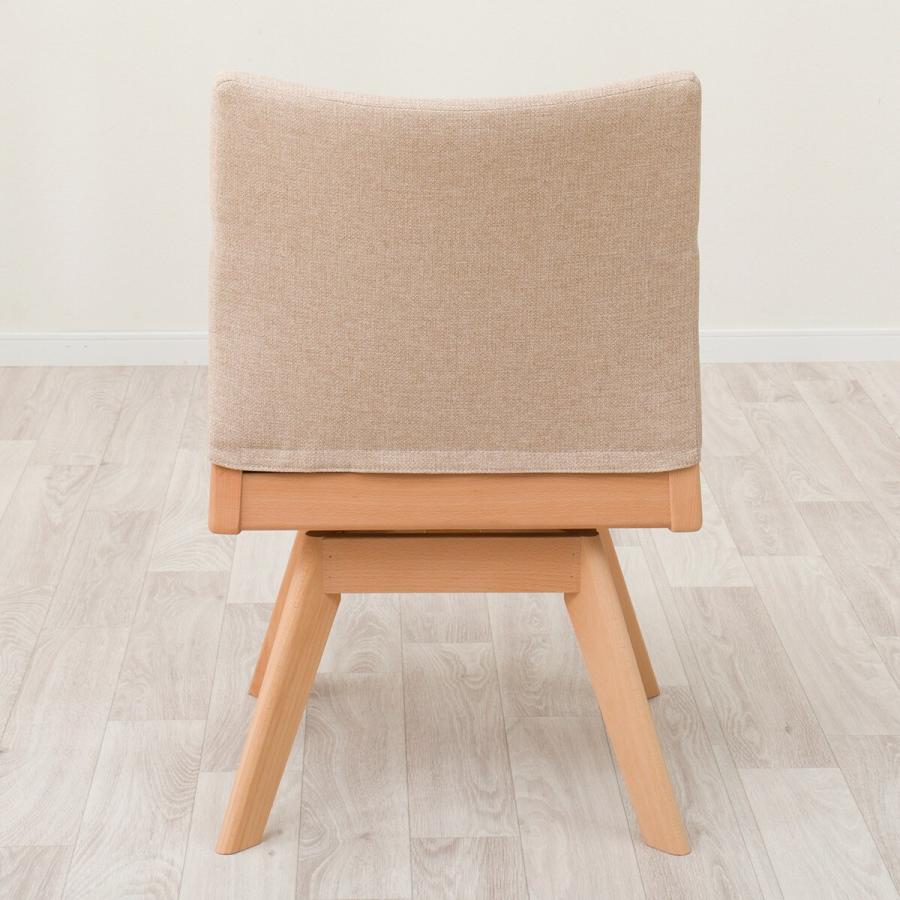 ニトリ（NITORI） 傷・汚れに強いファブリック ダイニング回転チェア(N