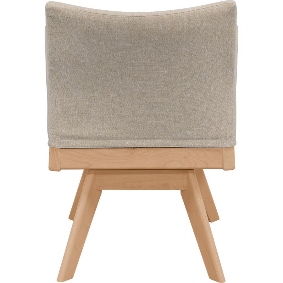 ニトリ（NITORI） 傷・汚れに強いファブリック ダイニング回転チェア(N