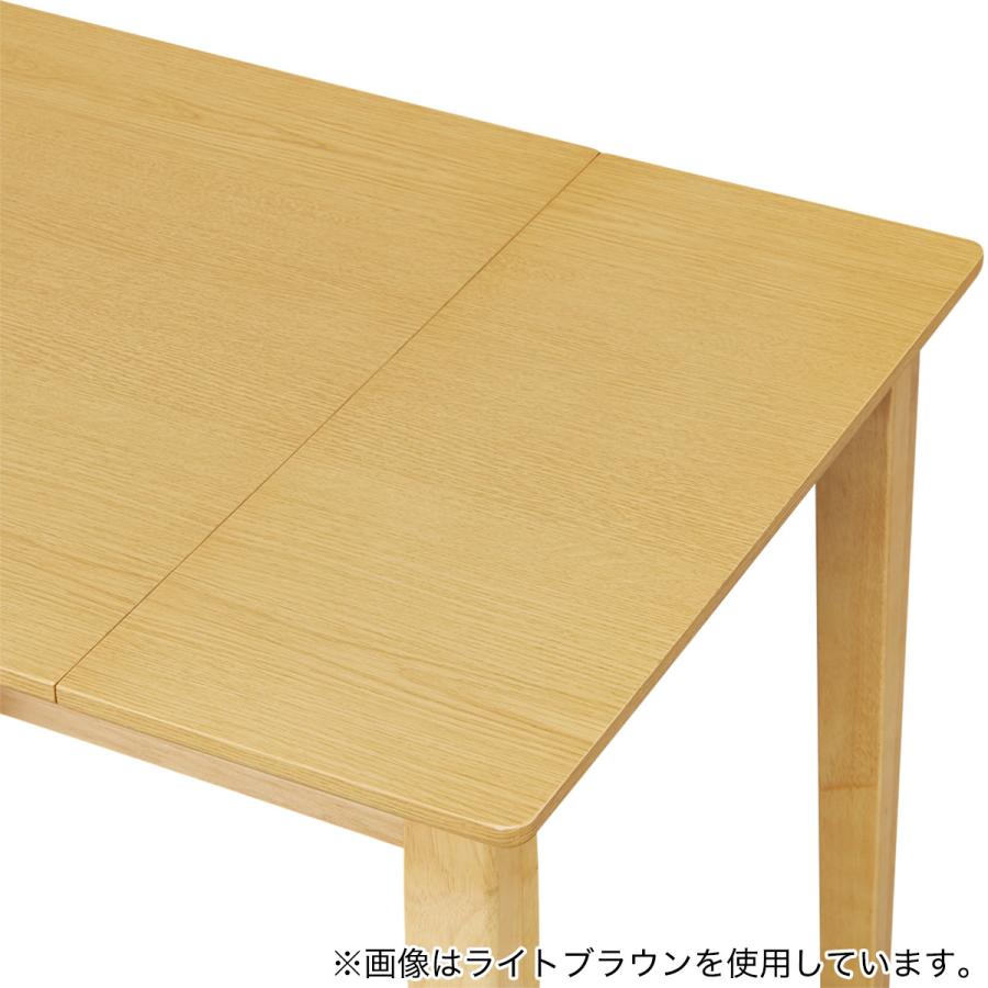ニトリ　ナチュラル木製伸縮式ダイニングテーブル 楽天市場】[幅210cm] 伸長式ダイニングテーブル （幅120-210
