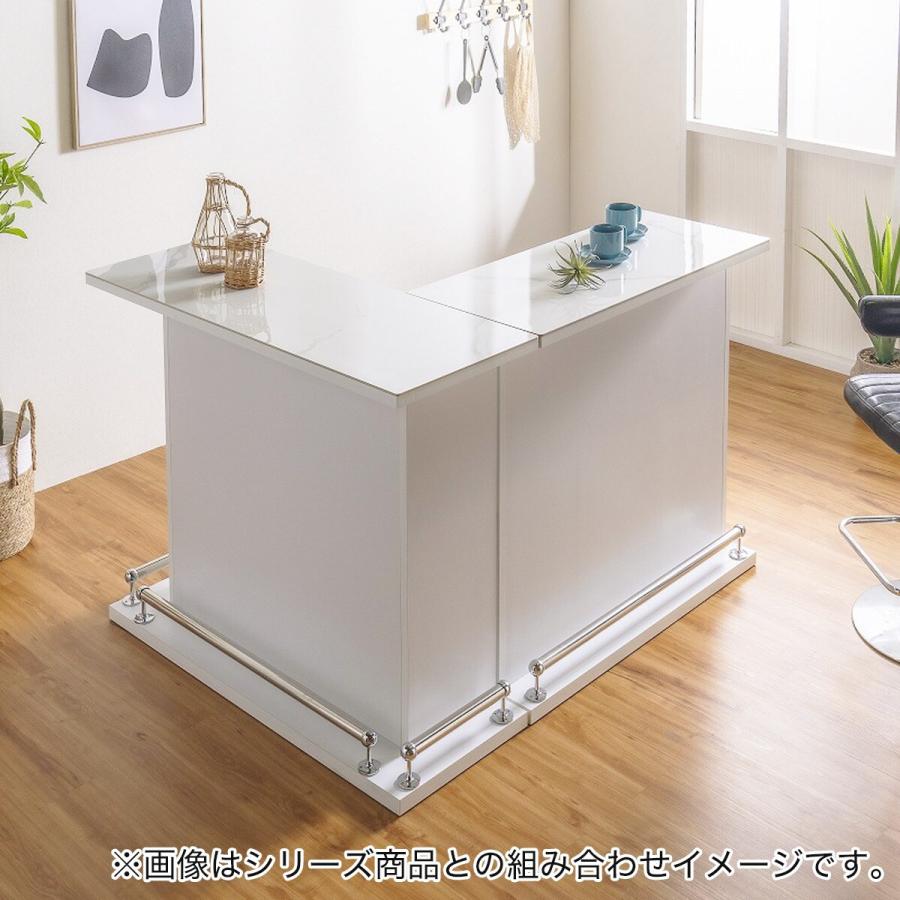 ニトリ（NITORI） セラミック天板モダンバーカウンター (幅120cm WH