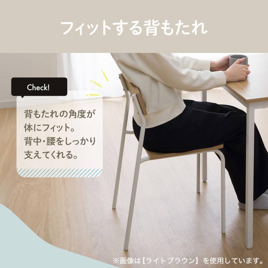 ニトリ（NITORI） 木目調ダイニング3点セット (CD01 ミドルブラウン
