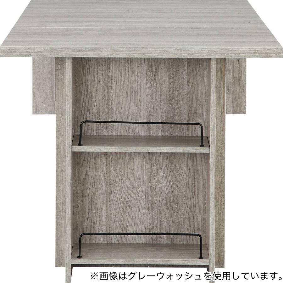 ニトリ（NITORI） 伸長式ダイニングテーブル(LV001 LBR/BK) : ニトリ