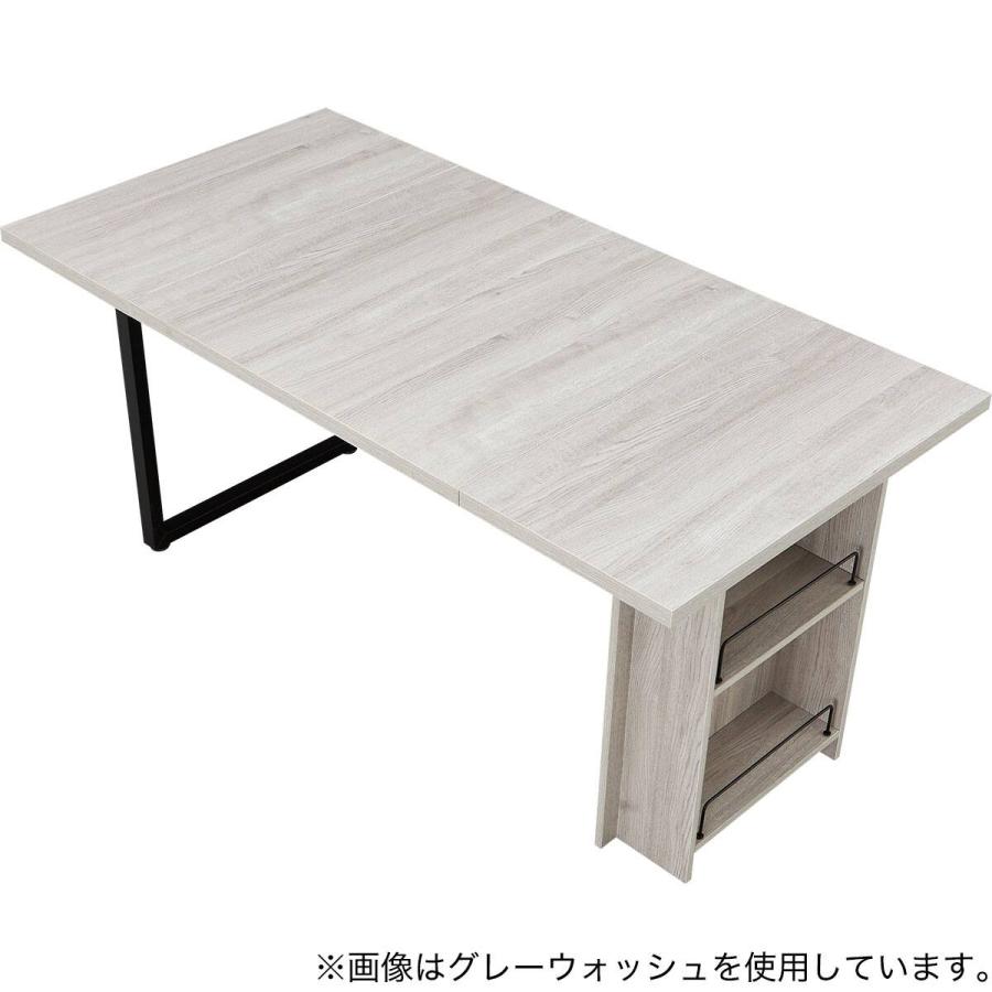 ニトリ（NITORI） 伸長式ダイニングテーブル(LV001 LBR/BK) : ニトリ
