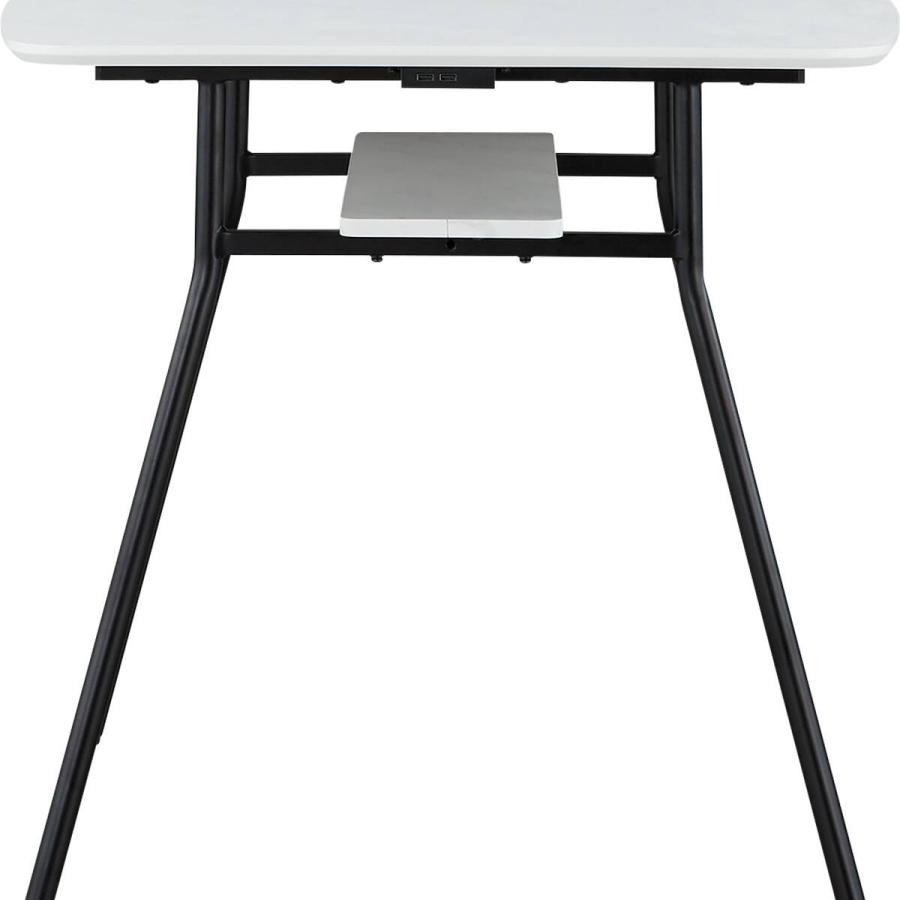 ニトリ（NITORI） 【高さ75cm】ダイニングテーブル(ST025H USB 8080 WH