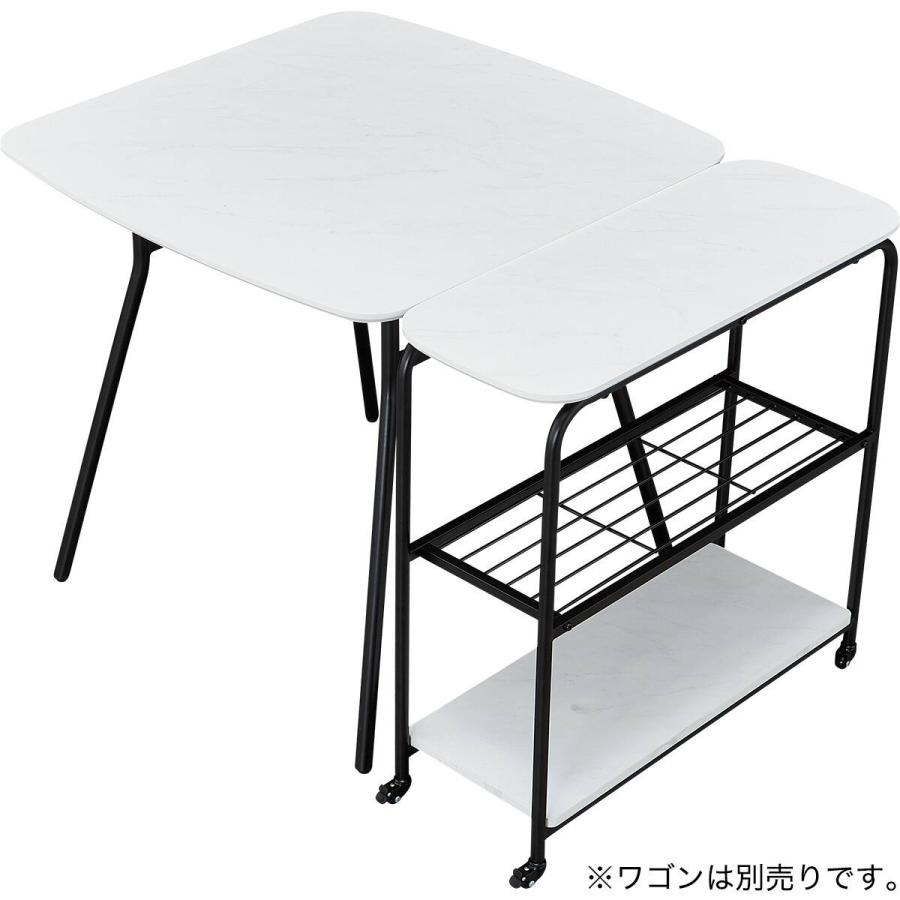 ニトリ（NITORI） 【高さ75cm】ダイニングテーブル(ST025H USB 8080 WH