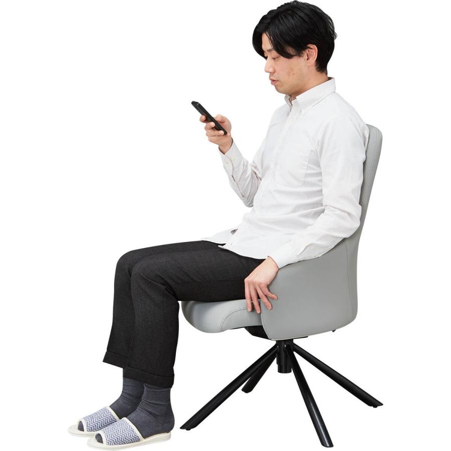 ニトリ 回転式ダイニングチェア 1脚 ニトリ（NITORI） 【座面高46cm】回転式ダイニングチェア(HO88 肘あり