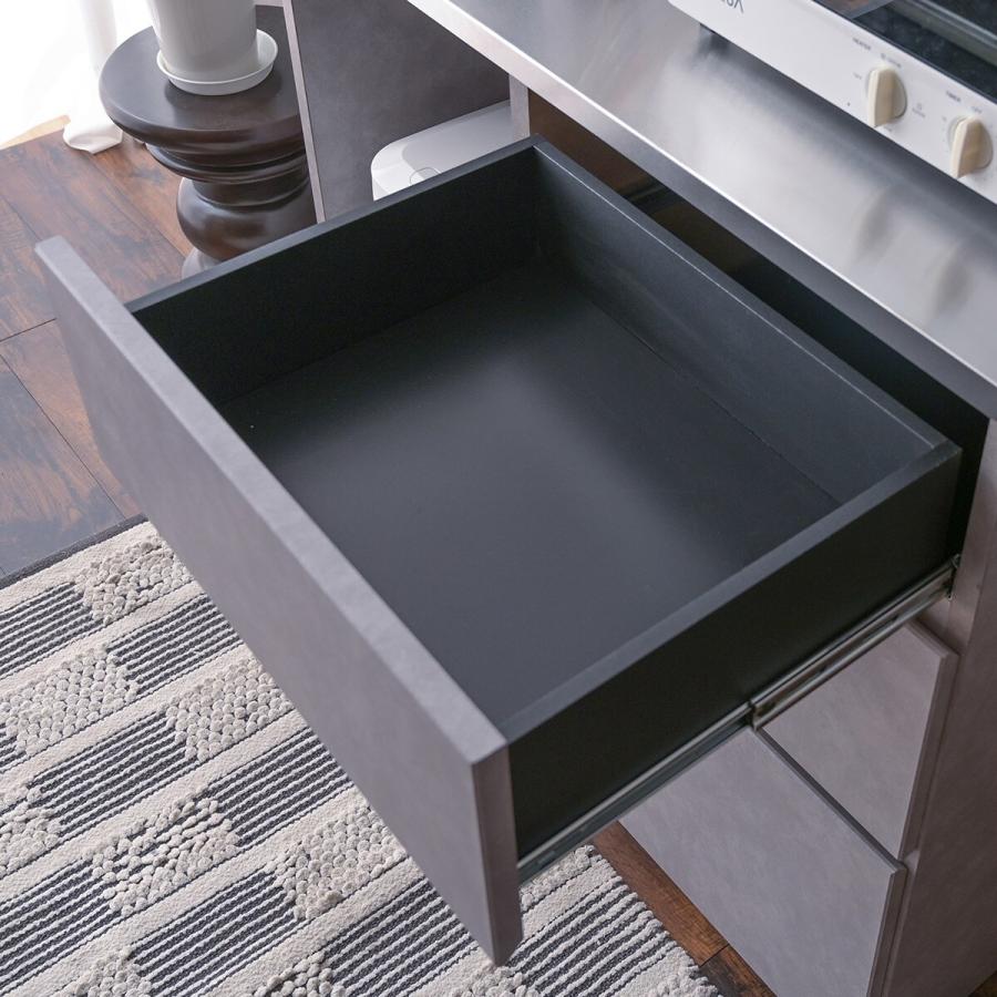 ニトリ（NITORI） ステンレス天板キッチンカウンター(MC302K 90 GY