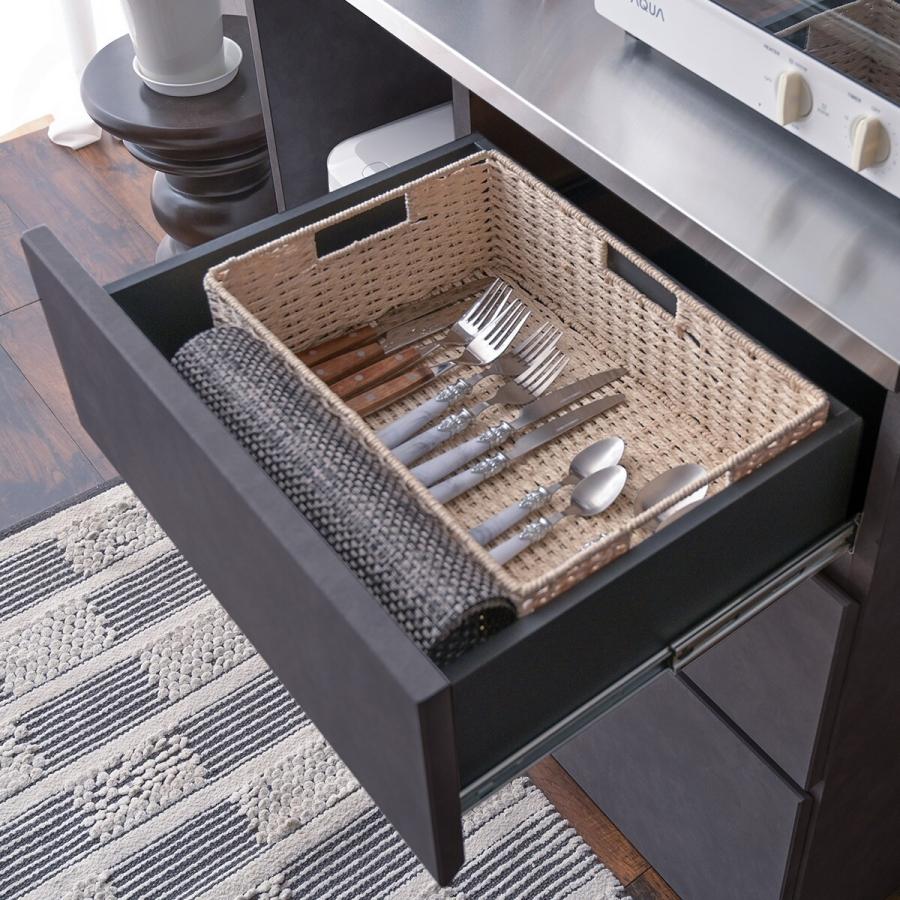 ニトリ ステンレス天板キッチンカウンター(MC302K 90 DGY