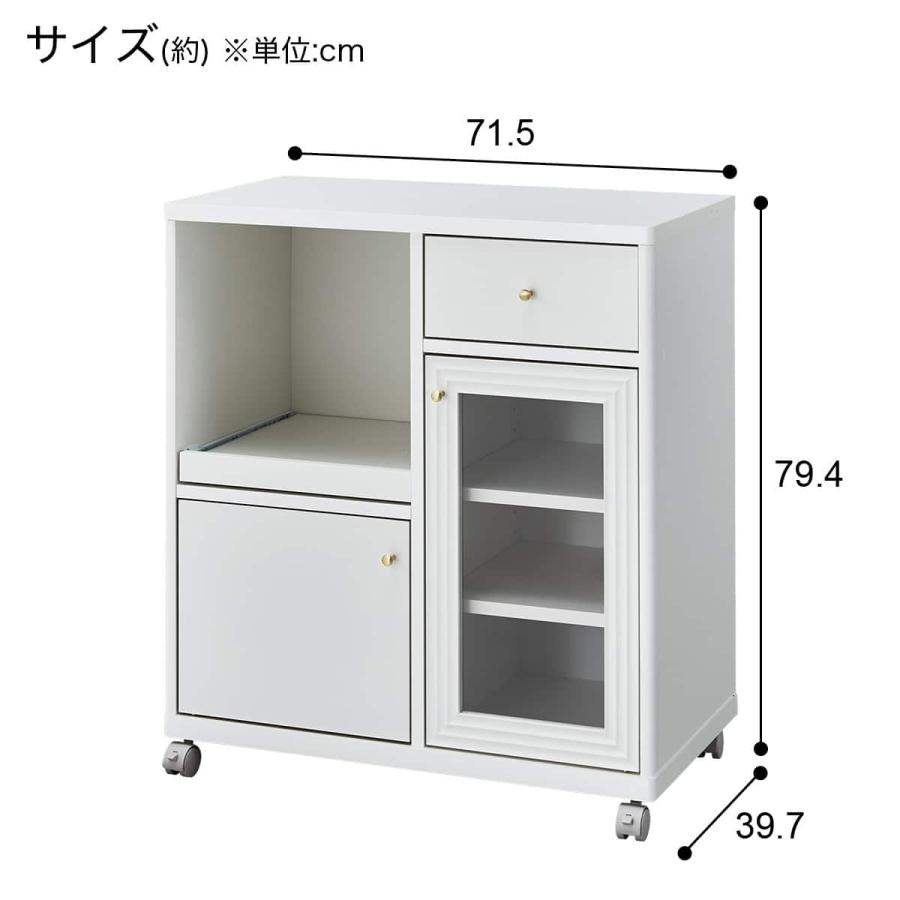 ニトリ（NITORI） カウンターワゴン(LS001 CN8070SL） : ニトリ Yahoo