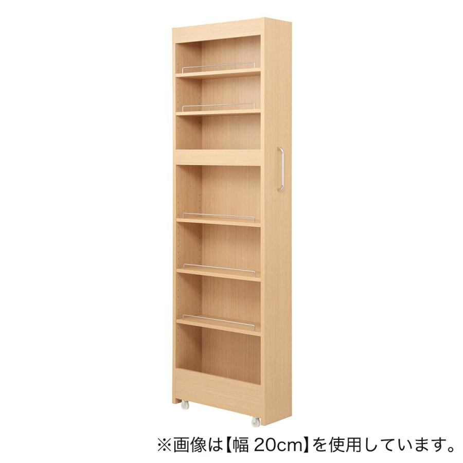 ニトリ（NITORI） 棚7段 頑丈すき間ワゴン (幅28×奥行55cm NA