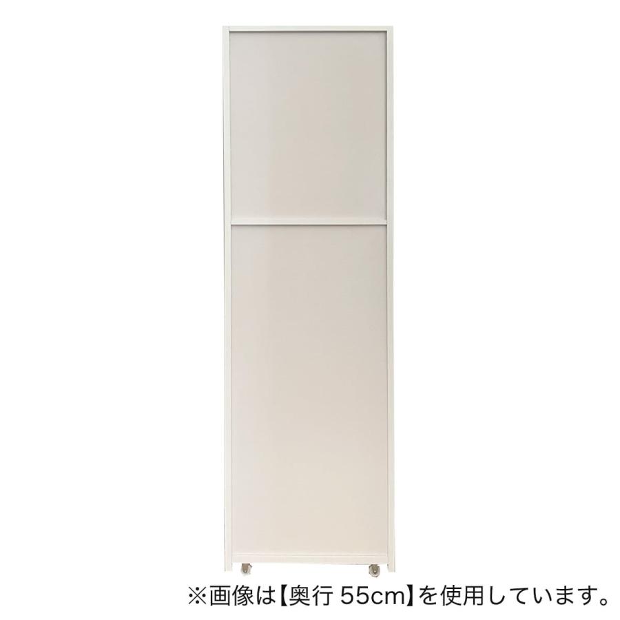 ニトリ（NITORI） 棚9段 頑丈すき間ワゴン (幅10×奥行45cm WH