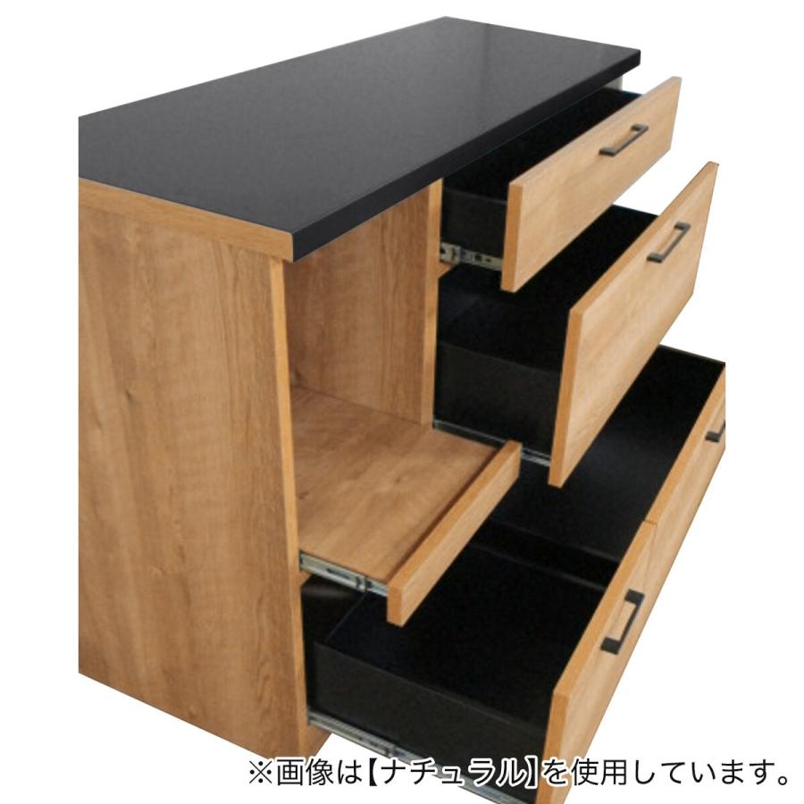 ニトリ（NITORI） 特殊鋼板天板カウンター (引き出し 120 WH) : ニトリ
