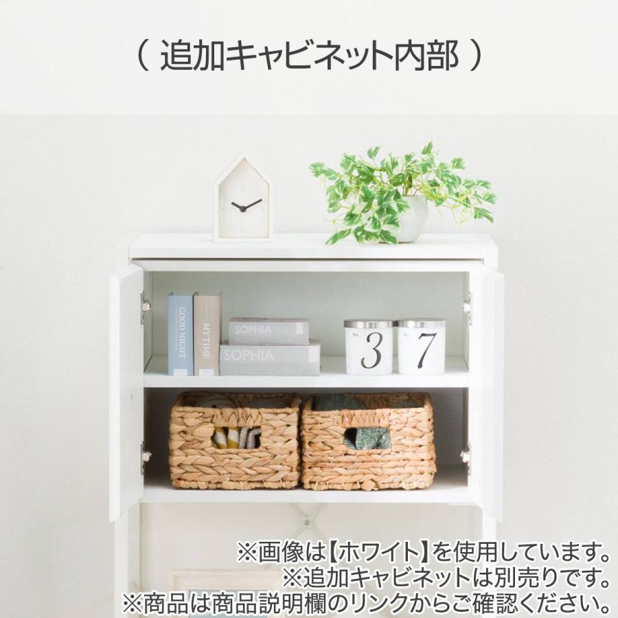 ニトリ（NITORI） 組み合わせシェルフ 本体 3段 (FL201 1257 MBR/BK