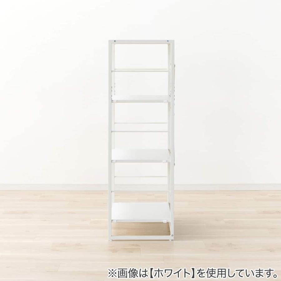 ニトリ（NITORI） 組み合わせシェルフ 本体 3段 (FL201 1257 MBR/BK