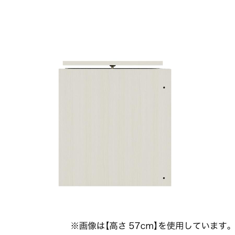 高さ1cm単位で選べる 見せない家電収納専用上置き (幅57.5×高さ55cm WW) ニトリの画像