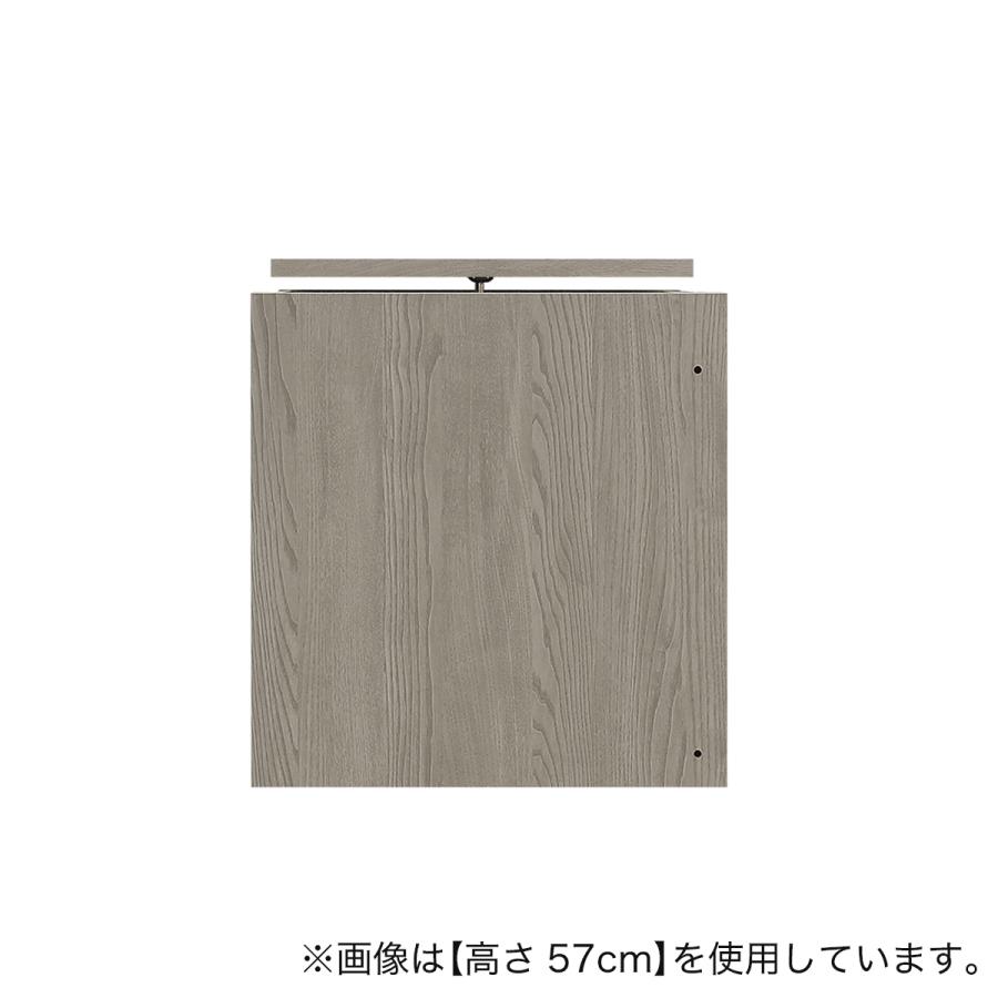 高さ1cm単位で選べる 見せない家電収納専用上置き (幅57.5×高さ38cm NGY) ニトリの画像