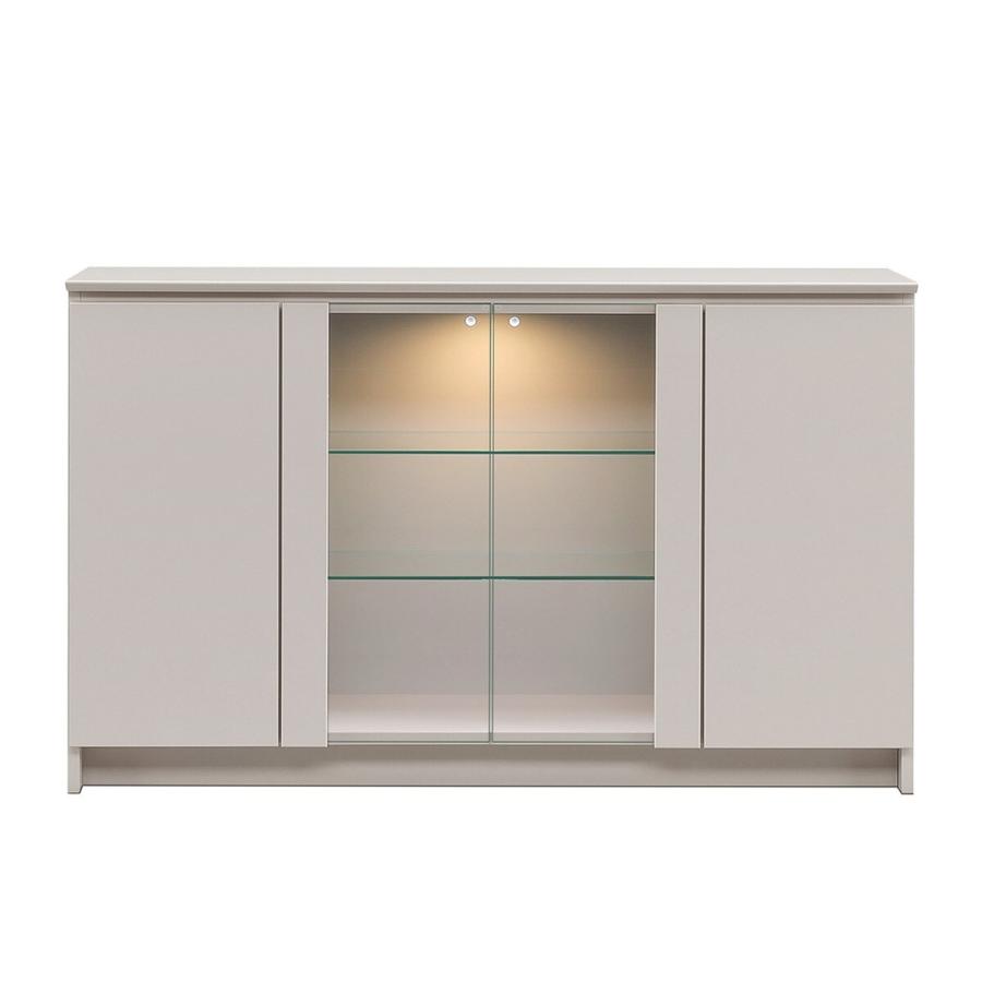 ニトリ（NITORI） LED付 見せるカウンター下収納 (幅140 GY) : ニトリ 