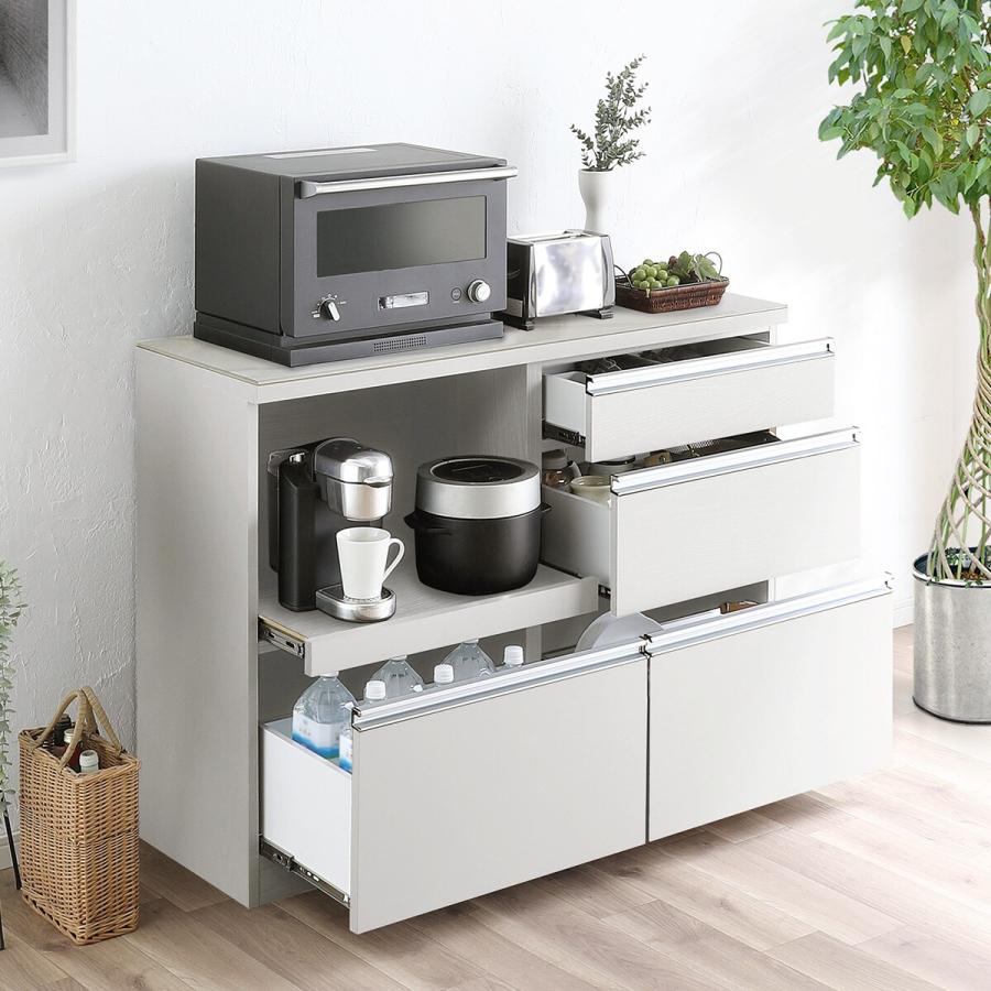 ニトリ（NITORI） セラミック天板カウンター (幅120cm WW) : ニトリ