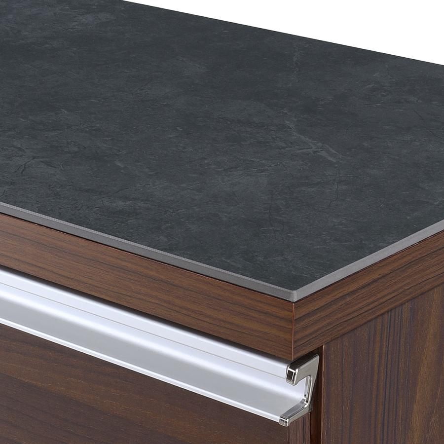 ニトリ（NITORI） セラミック天板カウンター (ダスト収納タイプ 幅