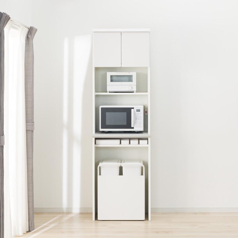 ニトリ（NITORI） レンジボード(アルミナ3 60OP WH) ニトリ期間限定：4