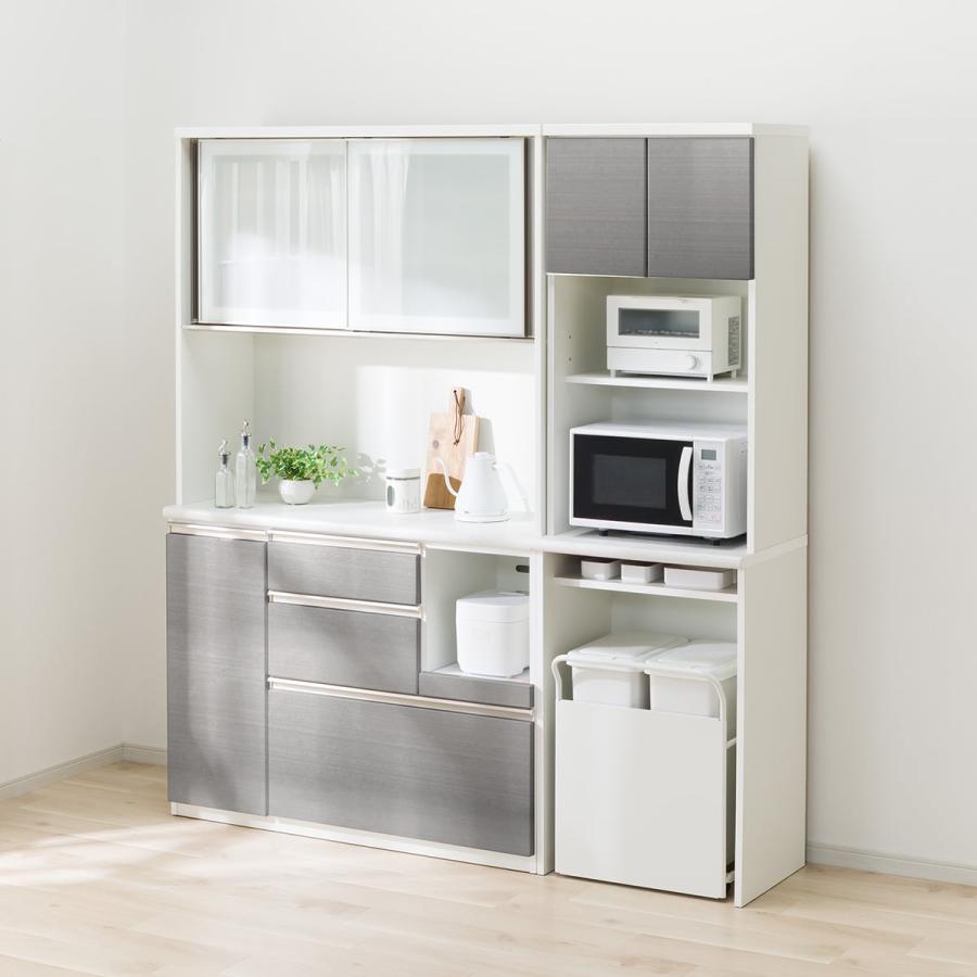 ニトリ　キッチンボード　アルミナ　食器棚 キッチンボード(アルミナ3 140KB WH) | ニトリネット【公式】 家具