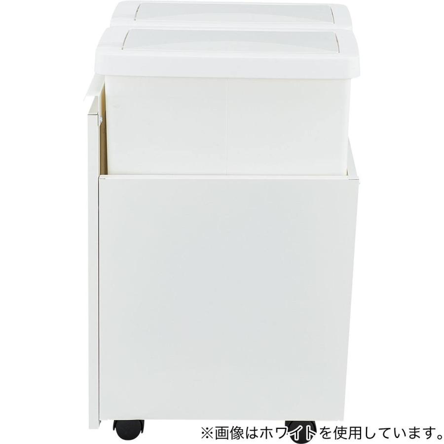ニトリ（NITORI） RGダストワゴン(37L ブラックツイン) : ニトリ Yahoo