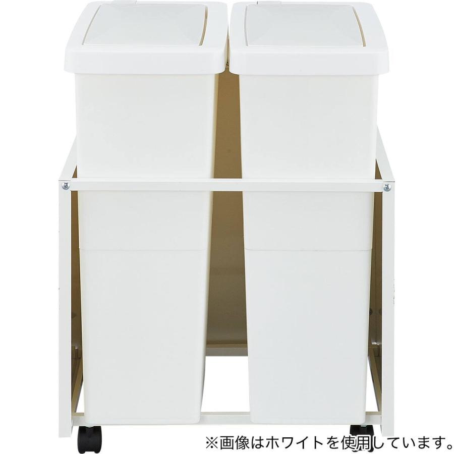 ニトリ（NITORI） RGダストワゴン(37L ブラックツイン) : ニトリ Yahoo