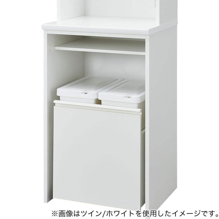 ニトリ（NITORI） RGダストワゴン(37L ブラックトリプル) : ニトリ
