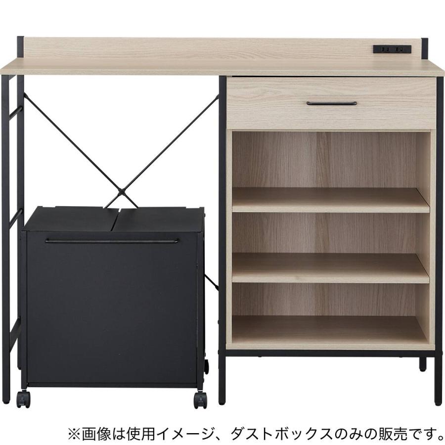 ニトリ（NITORI） ダストワゴン蓋つき(IG007 2P) : ニトリ Yahoo!店