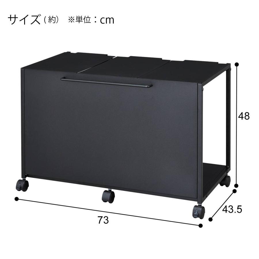 ダストワゴン蓋つき　組立て済み　ニトリ ニトリ（NITORI） ダストワゴン蓋つき(IG007 3P) : ニトリ Yahoo!店