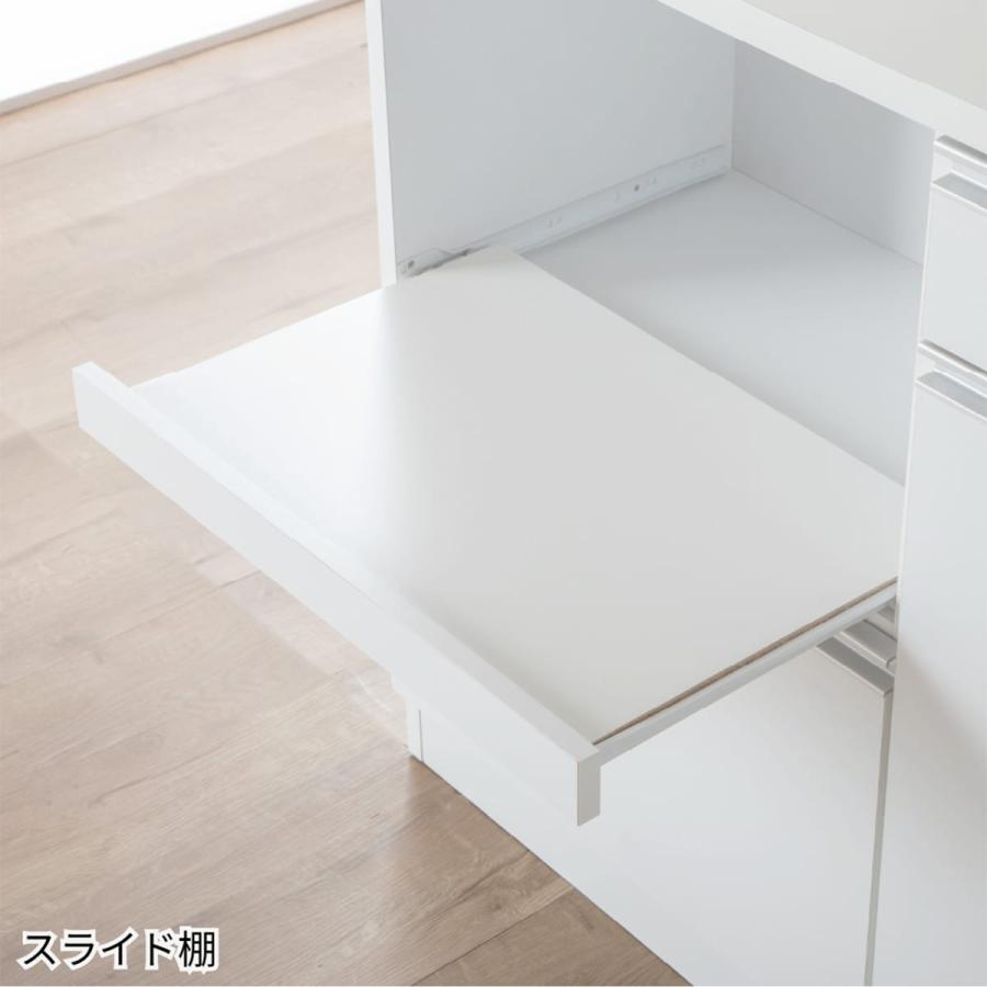 ニトリ（NITORI） 大容量キッチンカウンター (幅118cm ホワイト