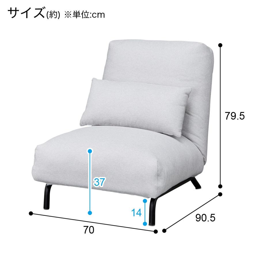 パーソナルチェア(PX01 GY) ニトリ 週末限定特価！オットマン付
