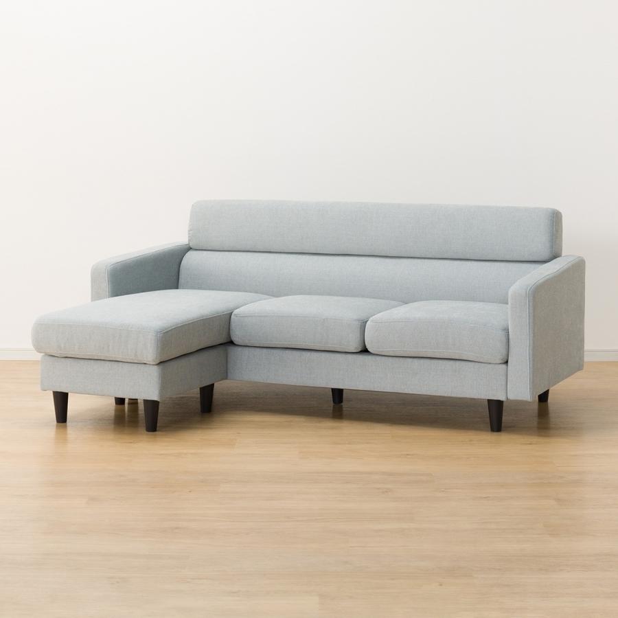 ニトリ（NITORI） ソファー ソファ 布張りL型ソファ(DJ06ー2 GY