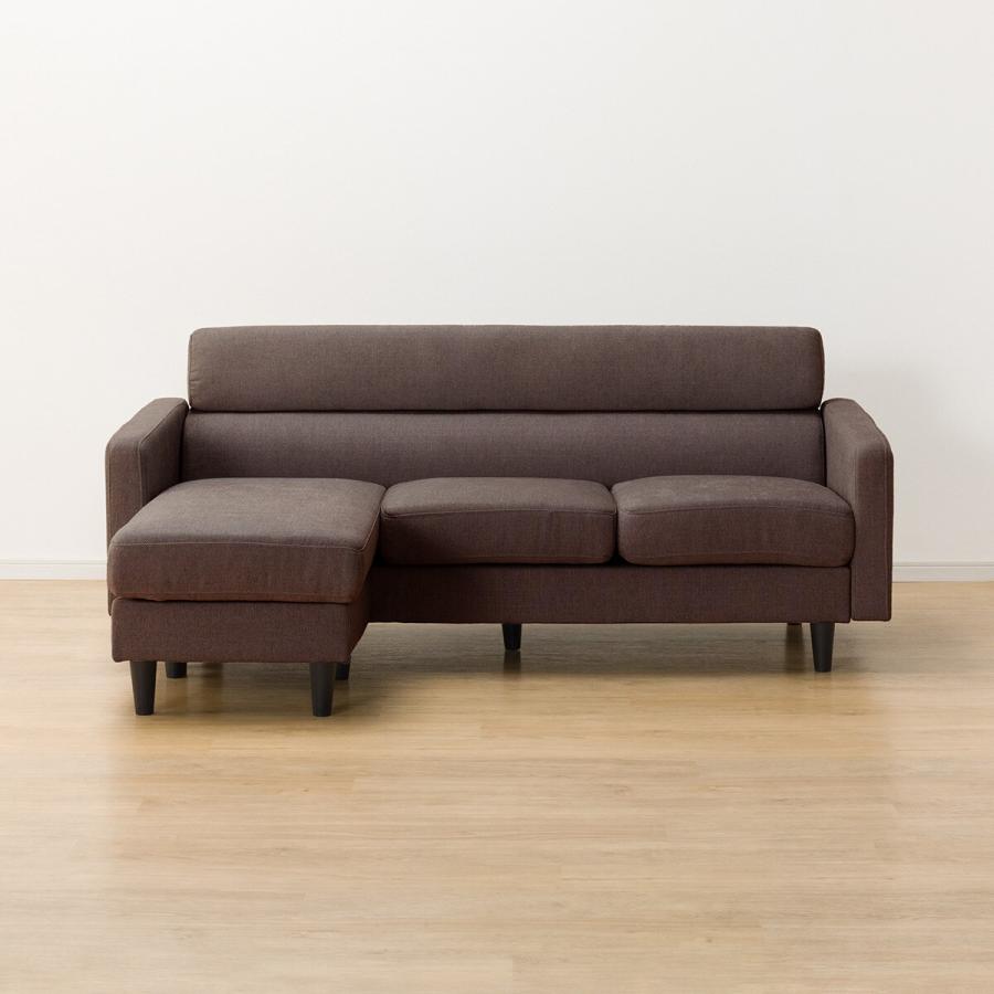 ニトリ　ソファ ニトリ（NITORI） ソファー ソファ 布張りカウチソファ (DJ06 LMO） 3