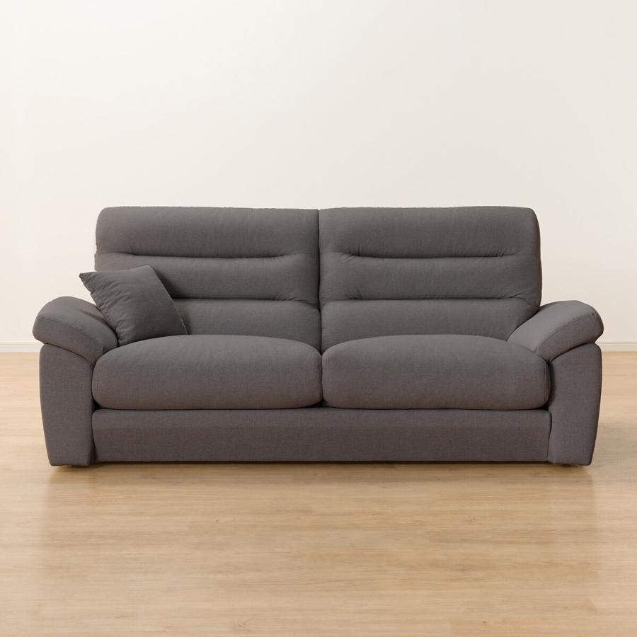 3人掛け布張りソファ(Nポケット BS12 H-HI Nシールド AQ-MGY) ニトリ 3人掛け布張りソファ(Nポケット BS12 H-LO Nシールド AQ