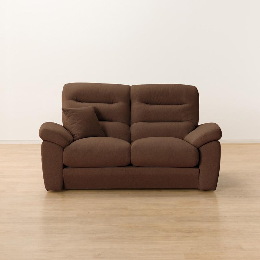 ニトリ 2人掛け布張りソファ(Nポケット BS12 S-LO AQ-BR