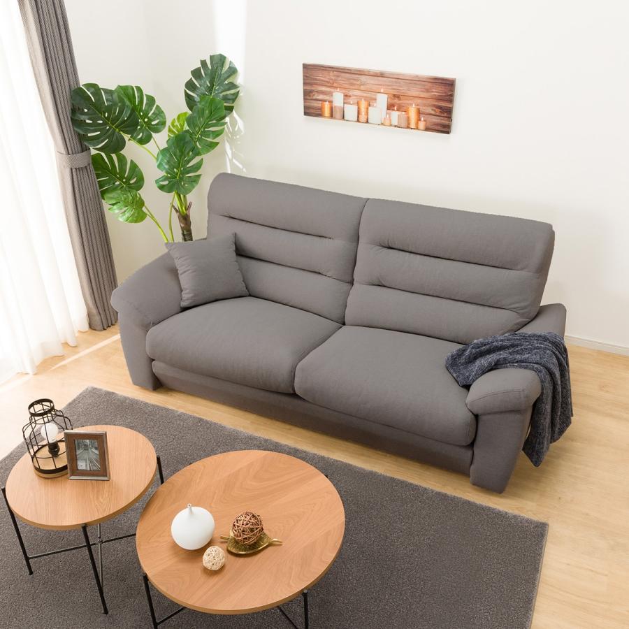 ニトリ（NITORI） 3人掛け布張りソファ(Nポケット BS12 H-LO Nシールド