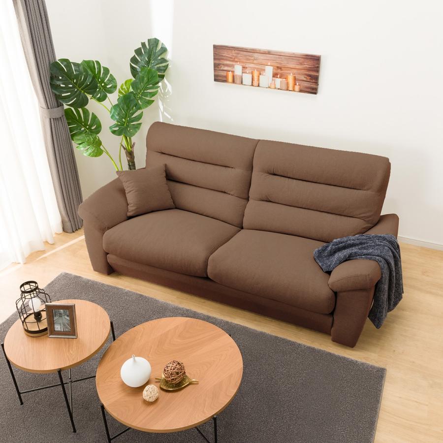 ニトリ（NITORI） 3人掛け布張りソファ(Nポケット BS12 H-LO Nシールド