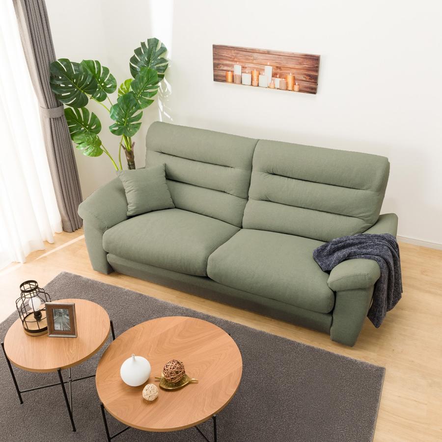 ニトリ3人用布張りソファ ニトリ ソファー ソファ 3人掛け 布張りソファ(サザーラ BE