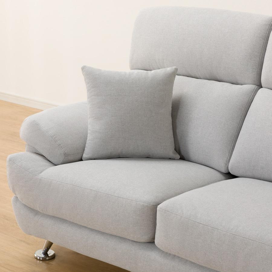 ソファ ニトリ Nポケット 布製 オットマン付き 家具 ソファ 3人掛け ニトリ 3人掛け布張りソファ(Nポケット BS12 S-LO Nシールド AQ