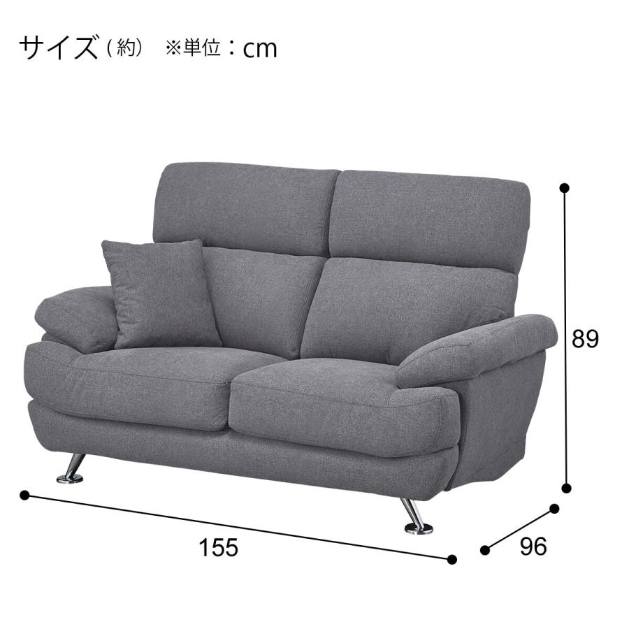 ニトリ 2人掛け布張りソファ(ポケット BS13 NシールドAQ-MGY ニトリ 2人掛け布張りソファ(ポケット BS13 NシールドAQ-MGY