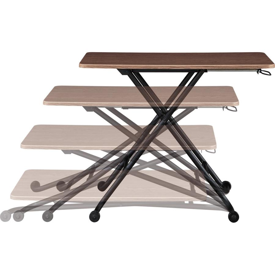 ニトリ（NITORI） 昇降テーブル(TC01 90 MBR/BK) : ニトリ Yahoo!店