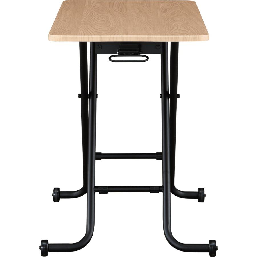 ニトリ（NITORI） 昇降テーブル(TC01 90 LBR/BK) ニトリ期間限定：4/6