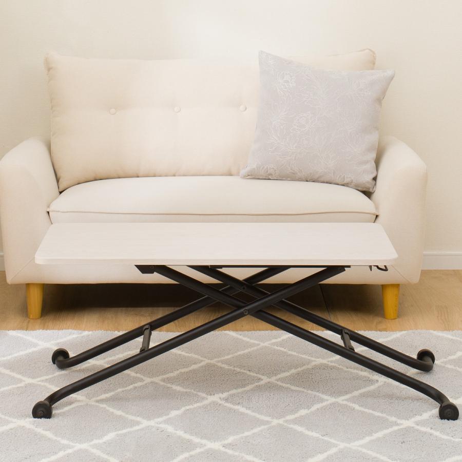 ニトリ 昇降テーブル(TC01 90 WW/BK) : ニトリ Yahoo!店 - 通販