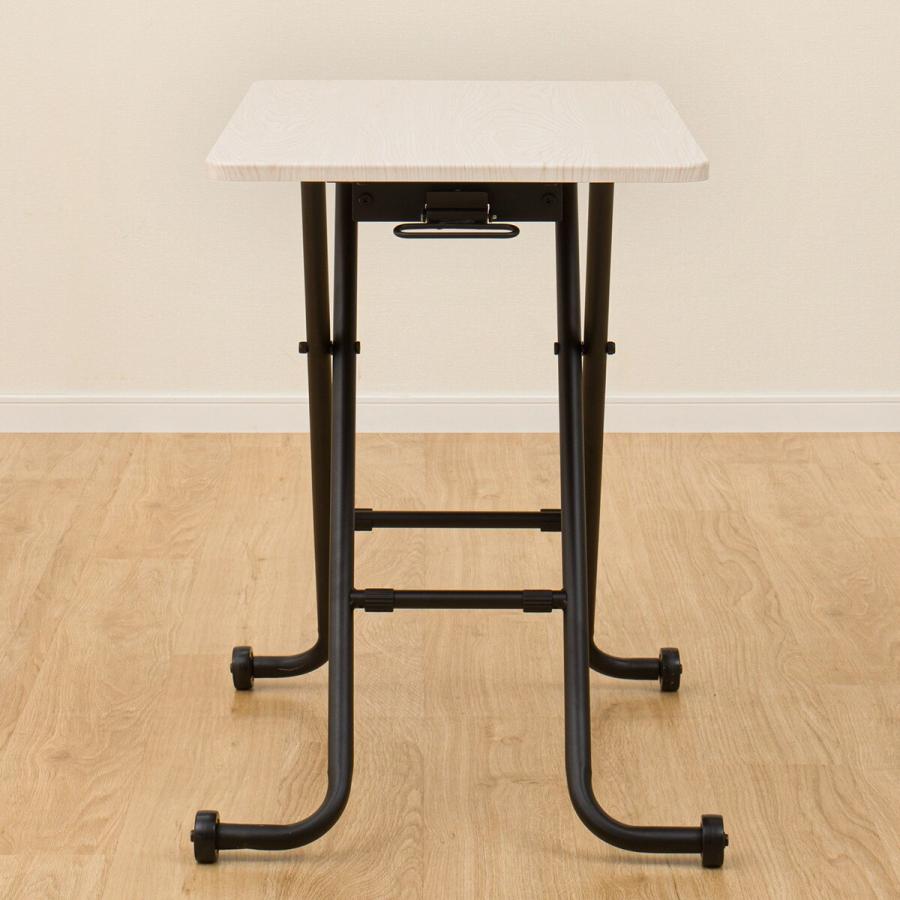 ニトリ（NITORI） 昇降テーブル(TC01 90 WW/BK) ニトリ期間限定：4/6迄