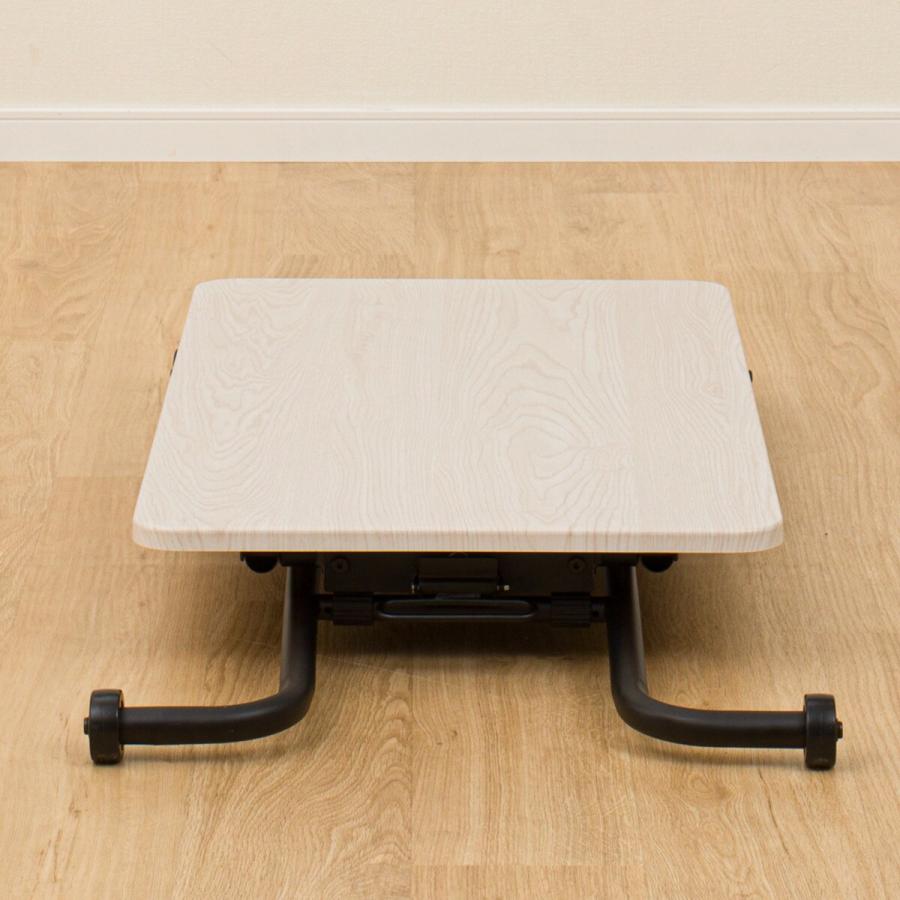 ニトリ（NITORI） 昇降テーブル(TC01 90 WW/BK) : ニトリ Yahoo!店