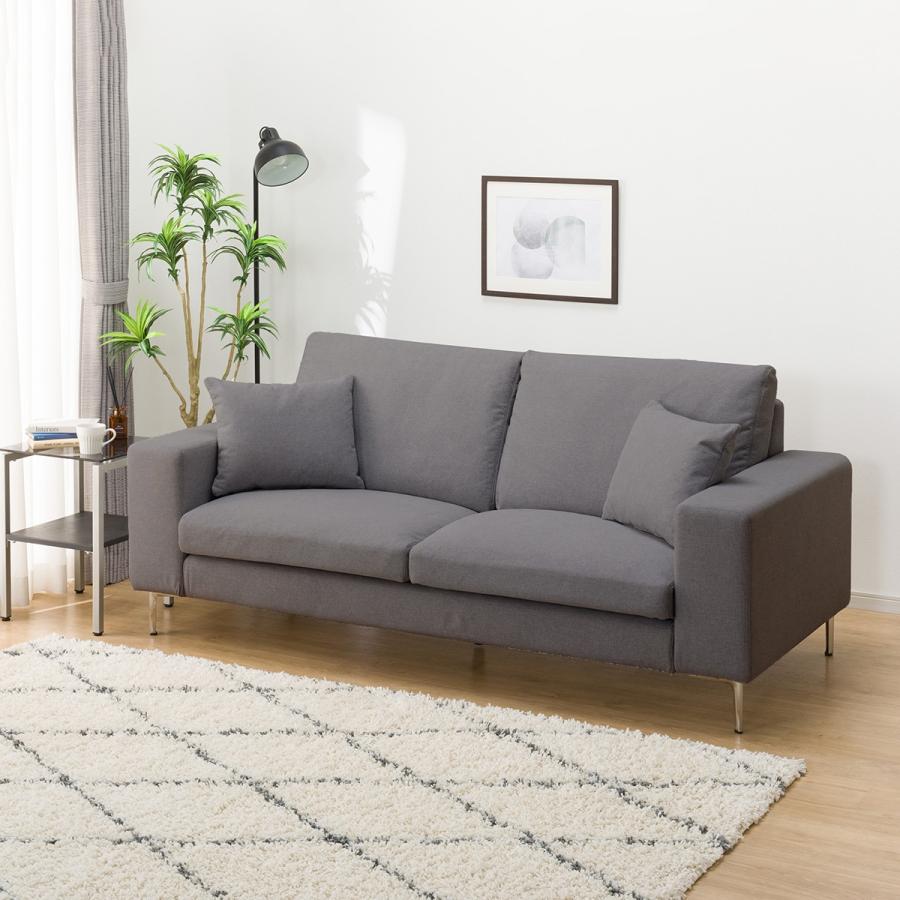 ニトリ 3人掛けソファ 3人掛け電動布張りリクライニングソファ(KK6133 DGY) | ニトリ